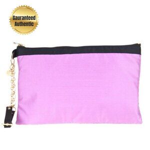 Patrizia Pepe Purple Silk Handbag